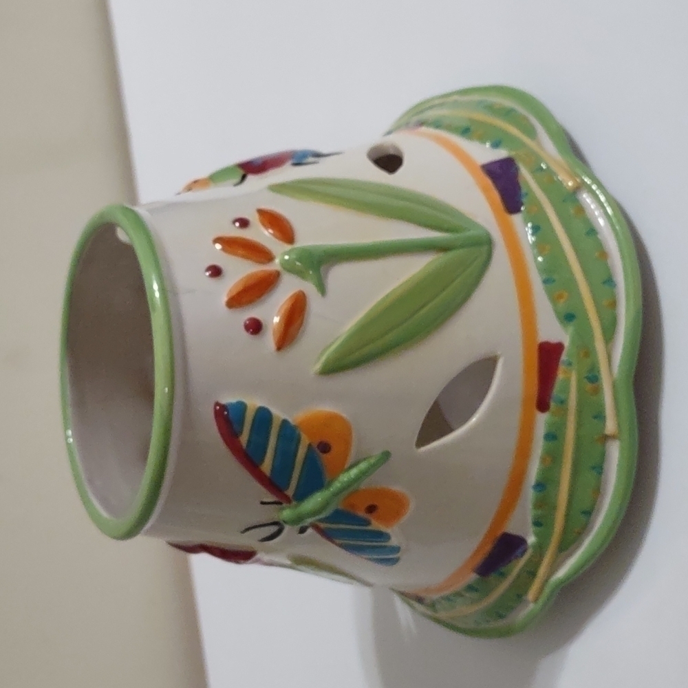 Yankee Candle Jar Shade, Debbie Mumm Pattern